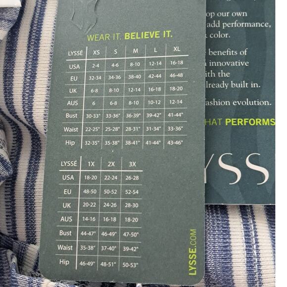 Lysse Mulholland Blue and White Striped Tank Dress Size XS NWT - Picture 8 of 12